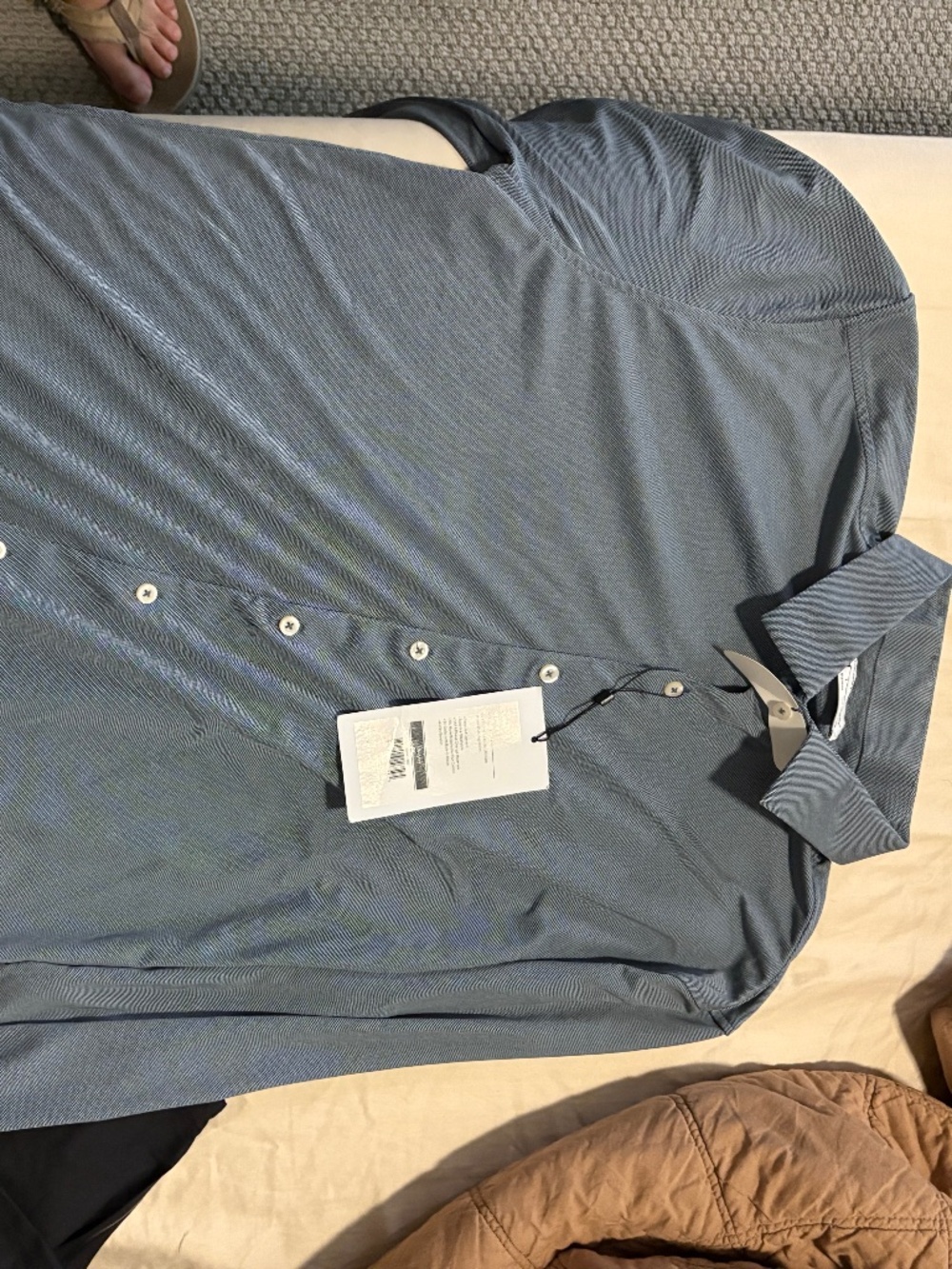 Ministry of Supply Blue Performance Button-Down – NWT